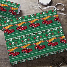 Hot Wheels™ Holiday Personalized Wrapping Paper - 50521