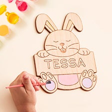 Personalized Wooden Easter Craft Painting Toy - 50526
