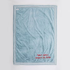 Embroidered Kids Receiving Blanket 30x40quot; in Dew - 50635