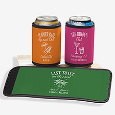 Social Club Personalized Beer Can  Bottle Wrap - 50780