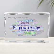 Premier Health Word Cloud Keepsake - 50925