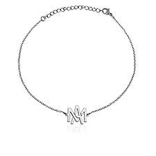 Personalized Overlapping Initial Anklet  - 51303D