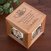 Irish Blessing Personalized Claddagh Photo Cube Picture Frame - 5142