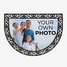 Your Own Photo Personalized Half Round Doormat - 51449