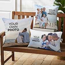 Your Own Photo Personalized Outdoor Throw Pillow - 51485