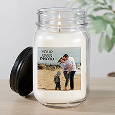 Your Own Photo Personalized Farmhouse Candle Jar  - 51571