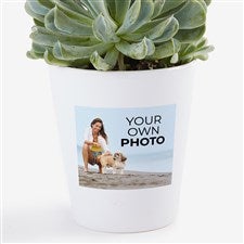 Your Own Photo Personalized Mini Flower Pot - 51572