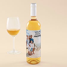 Your Own Photo Personalized Wine Bottle Label - 51577