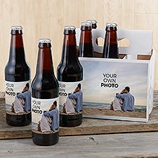 Your Own Photo Personalized Beer Bottle Labels  Beer Carrier - 51579