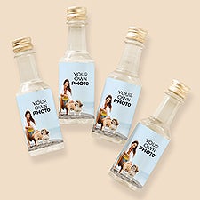 Your Own Photo Personalized Mini Bottle Liquor Labels - 51580