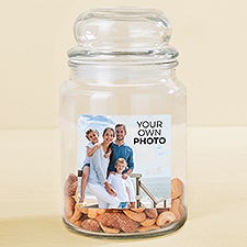 Your Own Photo Personalized Photo Glass Jar - 51582