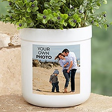 Your Own Photo Personalized Outdoor Flower Pot - 51583