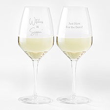 Engraved Witches Sippin Atelier Wine Glass    - 51608