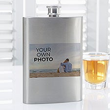 Your Own Photo Personalized Photo Flask - 51646