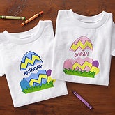 Personalized Baby Easters Romper - Easter Egg Design