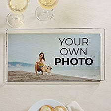 Your Own Photo Personalized Acrylic Serving Tray - 51700