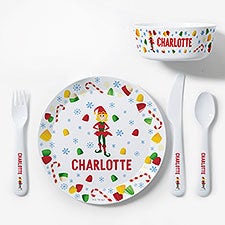 Elf the Movie Personalized Kids Christmas Dinnerware  - 51720