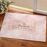 Our Loving Family Personalized Welcome Door Mat - 5176