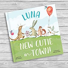New Cutie in Town Personalized Baby Book  - 51762D