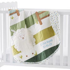 Embroidered Cant Sheep Quilted Play Mat  - 51855
