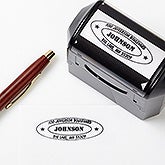 Personalized Self-Inking Address Stamper - Oval Encore - 5191