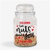 Nuts About You Personalized Candy Jar  - 51927