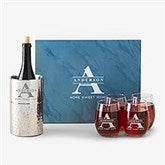 Personalized Wine Gift Set - Lavish Last Name - 51955
