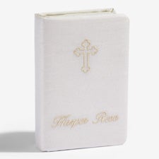 Personalized Baby Solid Shantung Childrens Bible - 52028D
