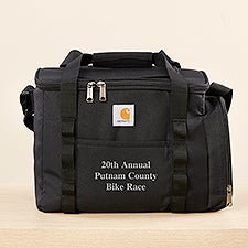 Embroidered Logo Black Carhartt ® 36 Can Cooler - 52270