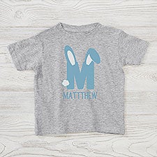 Bunny Monogram Personalized Kids Easter Shirts - 52290