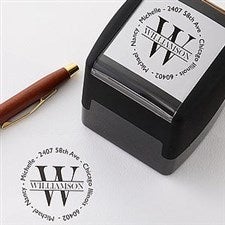 Family Name Self-Inking Personalized Address Stamp - 5238