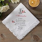 Personalized First Communion Handkerchief - 5250