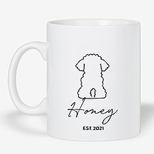 Pet Outlines Personalized 30 oz. Oversized Coffee Mug - 52863