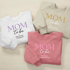 Mom To Be Personalized Sweatshirt - Hanes - 52977