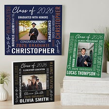 All About Grad Personalized Picture Frames - 53062