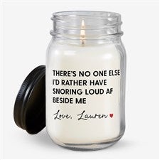 Playful Romance Personalized Farmhouse Candle Jar  - 53133