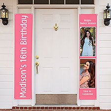 Party Photo Personalized Door Banner Set of 2 - 53234