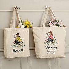 Garden philoSophies Personalized Canvas Tote Bags  - 53241