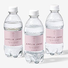 Faithful Communion Personalized Water Bottle Labels - 53257