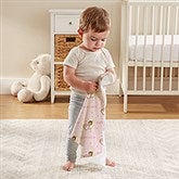 Precious Moments Bedtime Baby Girl Personalized Mini Lovey Baby Blankie - 53264