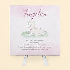 Precious Moments Lord Is My Shepherd Personalized Baby Canvas Prints - 53269