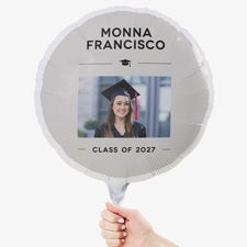 Modern Graduate Personalized 18quot; Foil Photo Balloon - 53375