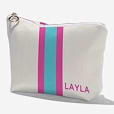 Stripehaus Initials Personalized Makeup Bag - 53519