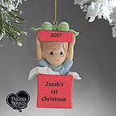 Precious Moments Personalized Baby Christmas Ornament - 5355