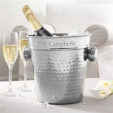 Stainless Steel Personalized Ice Bucket - 5359