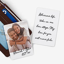 Polaroid Personalized Metal Wallet Card - 53643