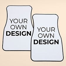 Design Your Own Personalized Front Car Mat Set - 53651