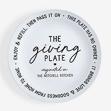Giving Plate Personalized 10quot; Polymer Plate  - 53657