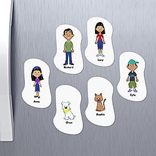 Personalized Paper Bookmarks Set Of 4 - Alphabet Fun