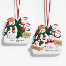 Christmas Tree Farm Snowman Ornament - 53819